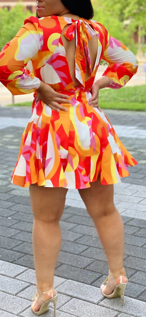 Channel Orange Skater Dress Empress of Fashion